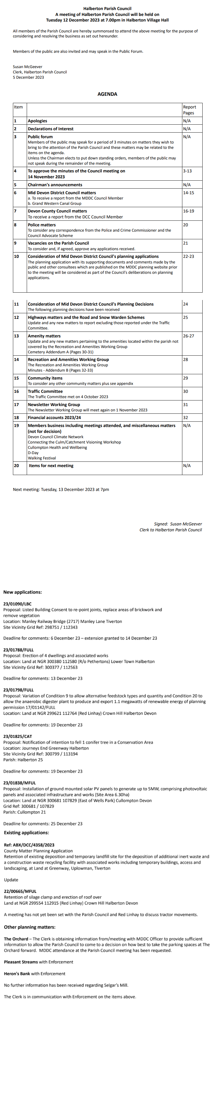 Agenda image